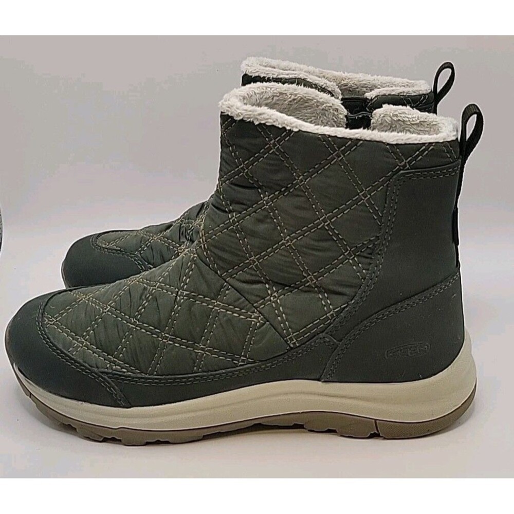 Keen Women's Terradora ll Wintry Pull On Waterproof Boots Size 8.5-Dark Olive